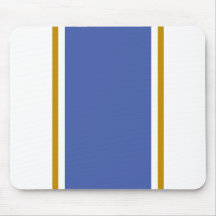 Elegante, weiße mittelblaue Streifen