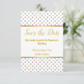 ELEGANTE WEISSE PASTEL SPOT REAKTION RSVP CARD (Stehend Vorderseite)