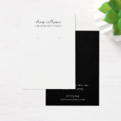 Elegante weiße Schwarz-Minimal-Ohrring-Display-Kar (Schreibtisch)