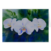 Elegante, weiße tropische Boho-Orchideen (Vorderseite (Horizontal))