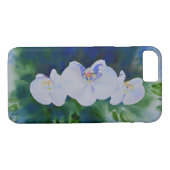 Elegante, weiße tropische Boho-Orchideen Case-Mate iPhone Hülle (Rückseite (Horizontal))
