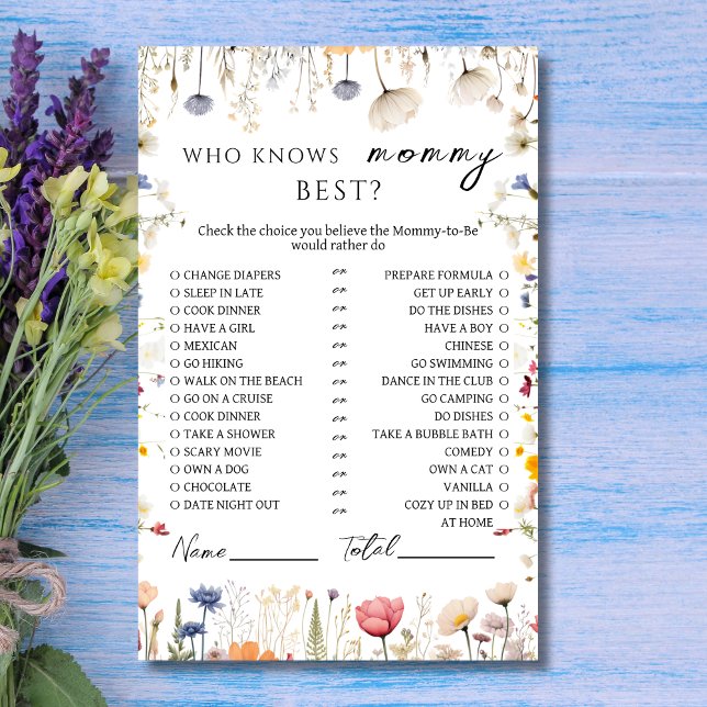 Elegante, weiße Wildblume Mommy wird Babydusche (Von Creator hochgeladen)