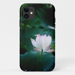 Elegante weißer Lotos-Blume Case-Mate iPhone Hülle