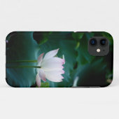 Elegante weißer Lotos-Blume Case-Mate iPhone Hülle (Rückseite (Horizontal))