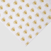 Elegante weißes Gold-und Diamant-Herzen Seidenpapier (Ausschnitt)