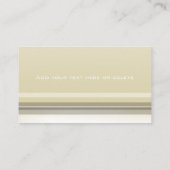 Elegante weißes Lotus-Visitenkarte Visitenkarte (Rückseite)