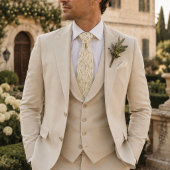 Elegante Weizenwiese Hochzeit Krawatte