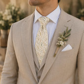 Elegante Weizenwiese Hochzeit Krawatte