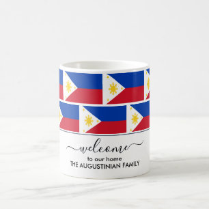 Elegante Welcome PHILIPPINES FLAG Kaffeetasse