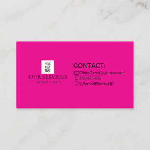 Elegante Wellness-Center Services Business Card    Visitenkarte