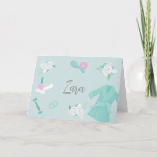 Elegante Wellness-Center-spezifische Note Imitate Karte