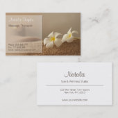 Elegante Wellness-Center-und Visitenkarte (Vorne/Hinten)