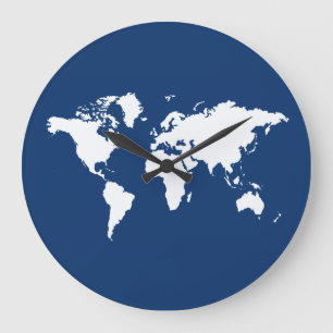 Elegante Welt der Marine Große Wanduhr