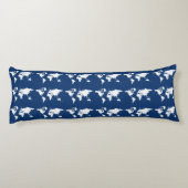 Elegante Welt der Marine Seitenschläferkissen (Rückseite)
