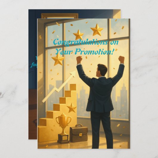 Elegante Werbeaktion Glückwunschkarte Feiertagskarte (Vorne/Hinten)