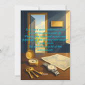 Elegante Werbeaktion Glückwunschkarte Feiertagskarte (Rückseite)