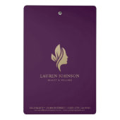 Elegante Werbeartikel für Ihr Unternehmen Mini Klemmbrett (Rückseite)