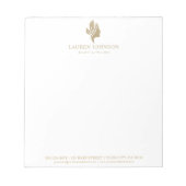 Elegante Werbeartikel für Ihr Unternehmen Notizblock (Vorderseite)