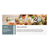 Elegante Werbekarte (Hinten)