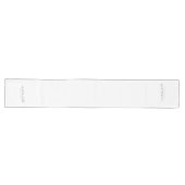 Elegante Werbung für das White Business Logo Großer Tischläufer (Horizontal)