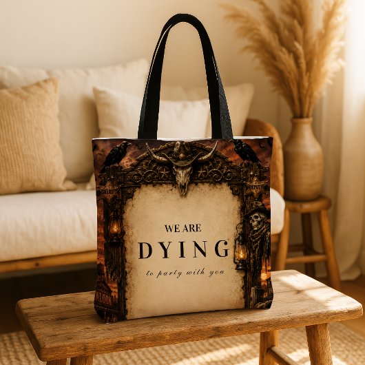 Elegante westliche Halloween-Party Tasche