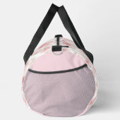 Elegante Whimsical Personalisiert Coquette Bow Lar Duffle Bag (Rechts)