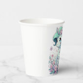 Elegante Whimsical Unicorn Babydusche Pappbecher (Rechts)