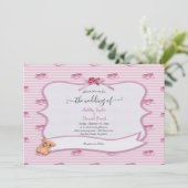 Elegante Whimsical Verziert Typografie Moderne Hoc Einladung (Stehend Vorderseite)