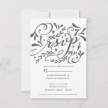 Elegante Whimsical Vintag Lettering Chalk Wedding