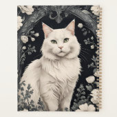 Elegante White Cat Planer (Rückseite)