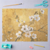 Elegante White Cherry Blume Seidenpapier (Basteln)