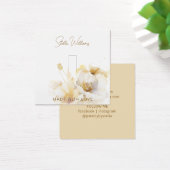 Elegante White Gold Blume Ring Display Card (Schreibtisch)