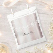 Elegante White Lace Floral Gevor Bag Geschenktütchen (Ausgeschnitten)