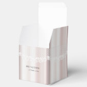 Elegante White Lace Floral Gevor Box Geschenkschachtel (Geöffnet)