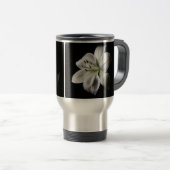 Elegante White Lily Travel Mug Reisebecher (VorderseiteRechts)