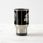 Elegante White Lily Travel Mug Reisebecher (Mittel)