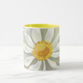 Elegante White Lotus Illustration Tasse (Zentrum)