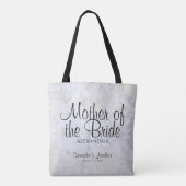 Elegante White Peonies Mother of the Bride Wedding Tasche (Rückseite)