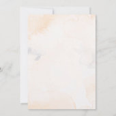 Elegante White Roses Minimalistische Engagement Pa Einladung (Rückseite)