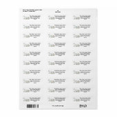 Elegante White Swan-Adresse (Vorne)