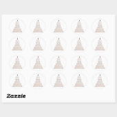 Elegante White Wedding Cake Stickers (Blatt)