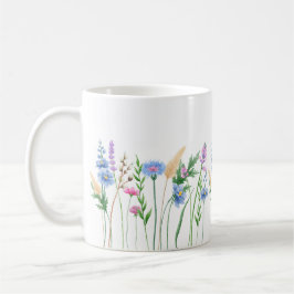 Elegante Widlflowers Tasse - Blau