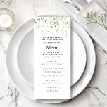 Elegante Wildblume Blumengarten Hochzeit Menükarte<br><div class="desc">Elegante Wildblume Blumengarten Hochzeitsmenü. Feiern Sie Ihren besonderen Tag mit diesem eleganten und wunderschönen Hochzeitsdesign,  um Ihren besondere Anlass zu verschönern. Alle Texte sind so vorbereitet,  dass Sie sie einfach und schnell mit Ihren eigenen Details personalisieren können.</div>