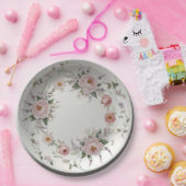 Elegante Wildblume Blumenmuster Sommerhochzeit Pappteller (Party)