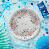 Elegante Wildblume Blumenmuster Sommerhochzeit Pappteller (Party)