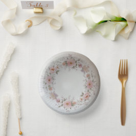 Elegante Wildblume Blumenmuster Sommerhochzeit Pappteller