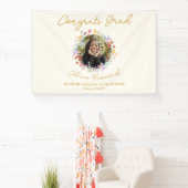 Elegante Wildblume Blumenstrauß Abschluss Foto Banner (InSitu)