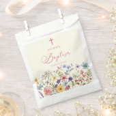 Elegante Wildblume Blumentaufen Geschenktütchen (Ausgeschnitten)