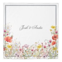 Elegante Wildblume Boho Custom Script Names Queen