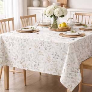 Elegante Wildblume Boho  Tischdecke